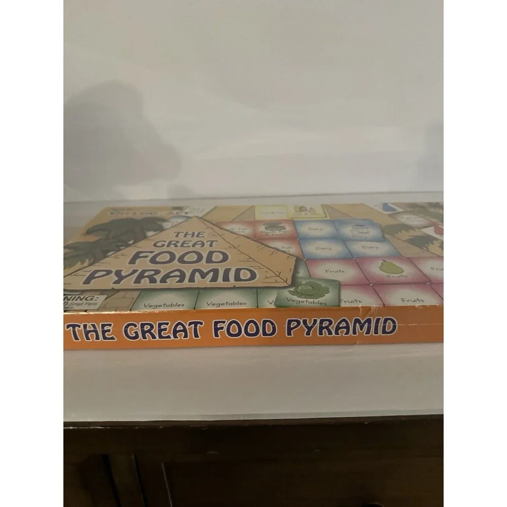 The Great Food Pyramid Game By Childcraft.  Teaches Children Healthy Eating. New
